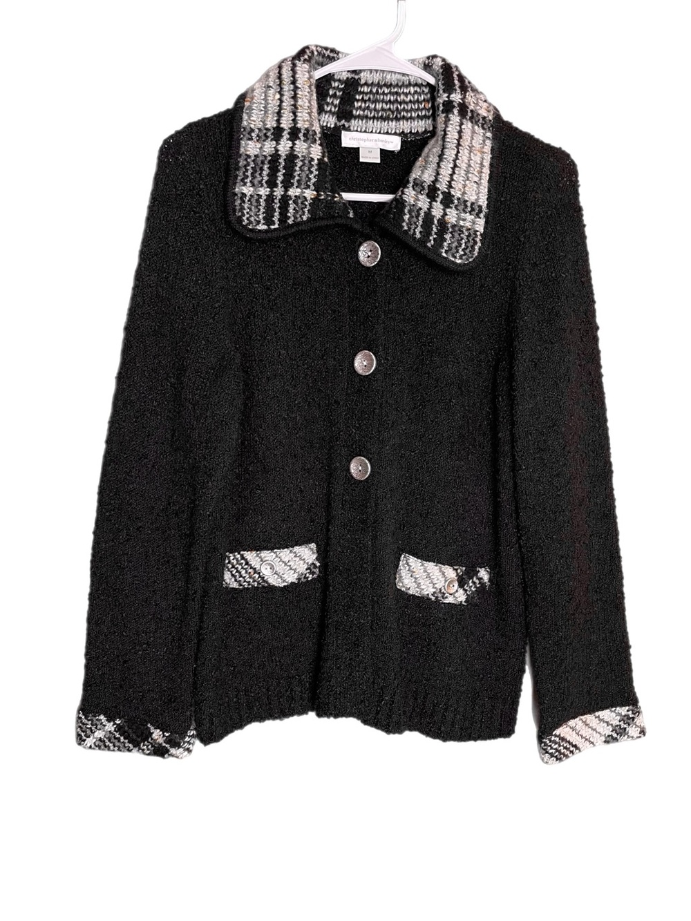 Christopher & Banks Button Up Cardigan Sweater Collared Size Medium